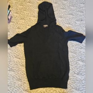 Banana Republic short sleeve hooded sweater